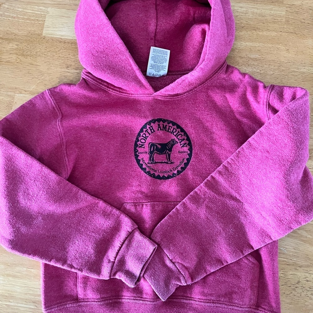 Red Washed Style North American Hoodie